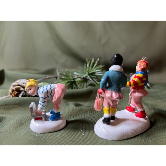 Dept 56 "On the Way to Ballet Class" Figures Snow Village #55031 - Picture 2 of 6